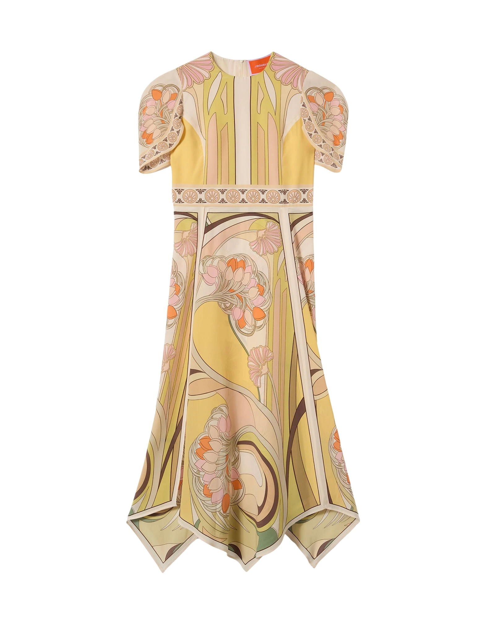 La-DoubleJ-Cherie-Scarf-Dress-in-Tulip-Placee-Pale-Pink28173_nobg La DoubleJ Cherie Scarf Dress in Tulip Placée Pale Pink - Dresses - Milanese Maximalist Fashion at Coveti