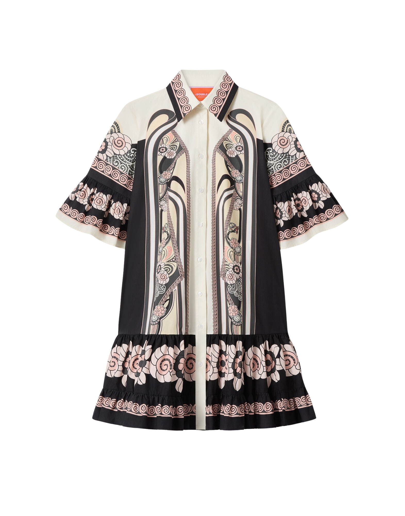 La DoubleJ Choux Dress in Ambrosia Placée Pale Pink - Dresses - Milanese Maximalist Fashion at Coveti