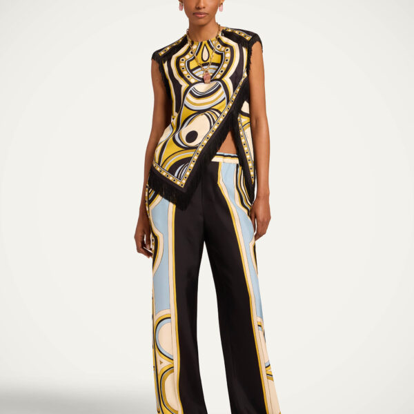 La DoubleJ Club Pants in Sanctuary Placée Black - Pants - Milanese Maximalist Fashion at Coveti