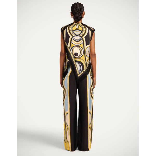 La DoubleJ Club Pants in Sanctuary Placée Black - Pants - Milanese Maximalist Fashion at Coveti