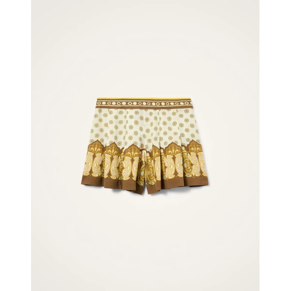 La DoubleJ Club Skort in Cocoon Placée Brown - Shorts - Milanese Maximalist Fashion at Coveti