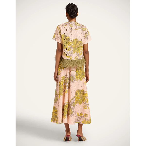 La DoubleJ Drawstring Skirt in Swathe Pink - Skirts - Milanese Maximalist Fashion at Coveti