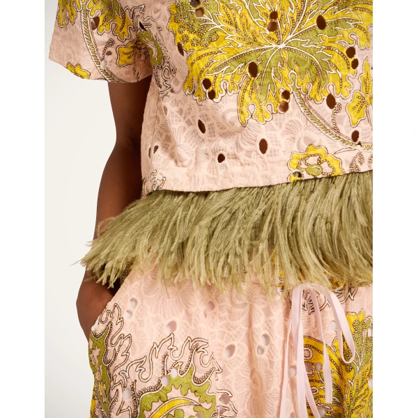 La DoubleJ Drawstring Skirt in Swathe Pink - Skirts - Milanese Maximalist Fashion at Coveti