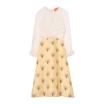 La DoubleJ En Pointe Dress in Florette Yellow - Dresses - Milanese Maximalist Fashion at Coveti