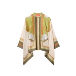 La DoubleJ Foulard Shirt in Ambrosia Placée Ivory - Tops - Milanese Maximalist Fashion at Coveti