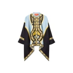 La DoubleJ Foulard Shirt in Sanctuary Placée Light Blue - Tops - Milanese Maximalist Fashion at Coveti