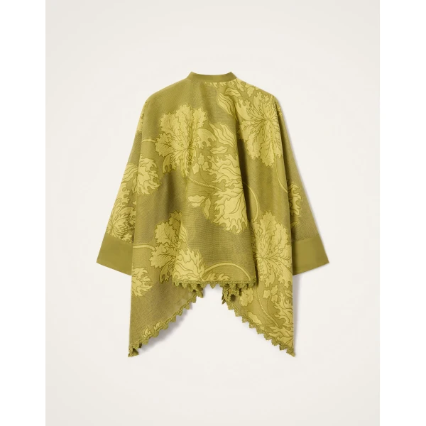 La DoubleJ Foulard Shirt in Solid Green - Tops - Milanese Maximalist Fashion at Coveti
