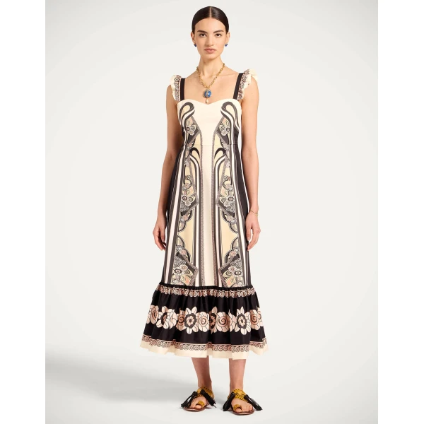 La DoubleJ Gingerbread Dress in Ambrosia Placée Pale Pink - Dresses - Milanese Maximalist Fashion at Coveti