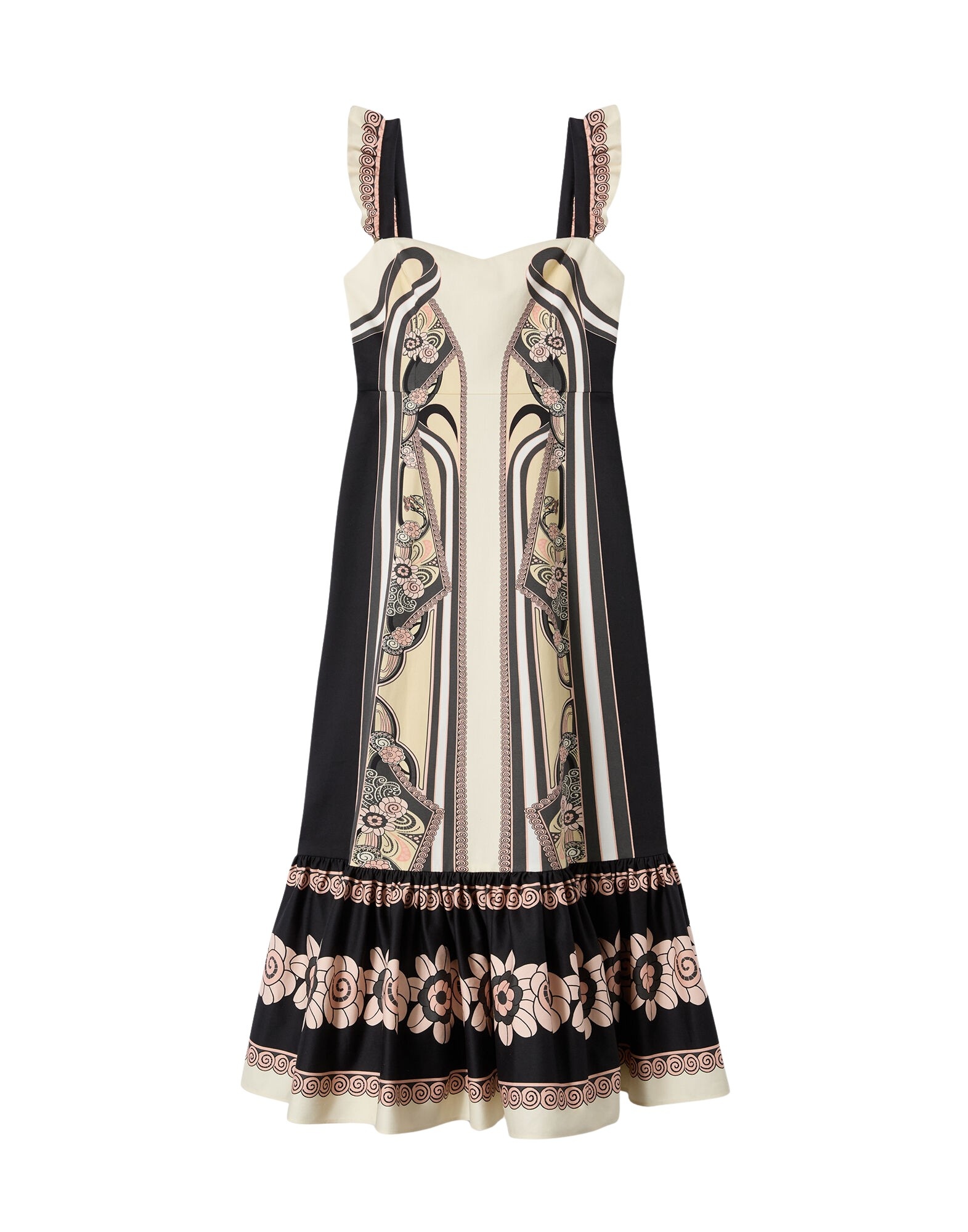 La DoubleJ Gingerbread Dress in Ambrosia Placée Pale Pink - Dresses - Milanese Maximalist Fashion at Coveti