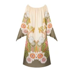 La DoubleJ Goddess Dress in Ambrosia Placée Ivory - Dresses - Milanese Maximalist Fashion at Coveti
