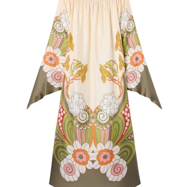 La DoubleJ Goddess Dress in Ambrosia Placée Ivory - Dresses - Milanese Maximalist Fashion at Coveti