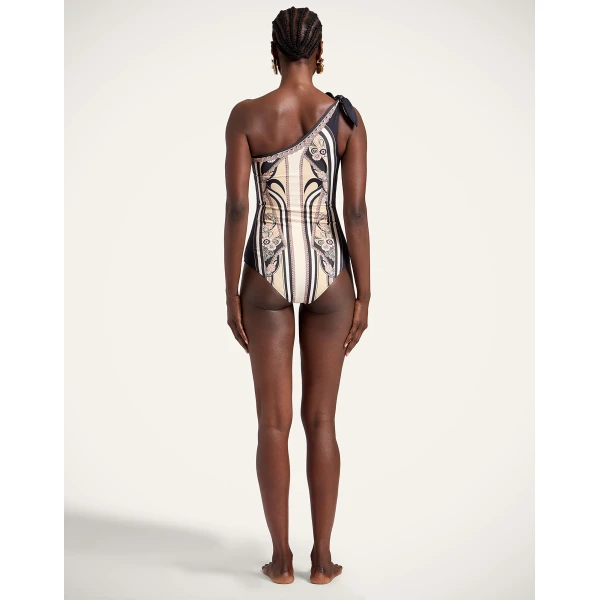 La DoubleJ Goddess Suit in Ambrosia Placée Pale Pink - Beachwear - Milanese Maximalist Fashion at Coveti