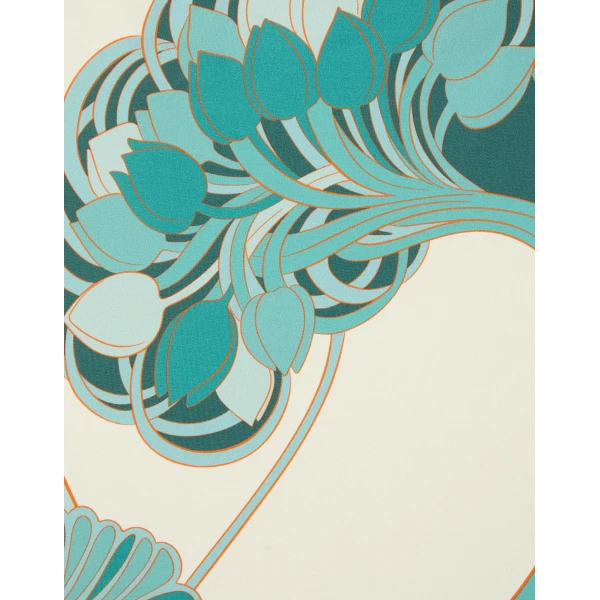 La DoubleJ Goddess Suit in Blooming Tulip Placée Mint - Beachwear - Milanese Maximalist Fashion at Coveti