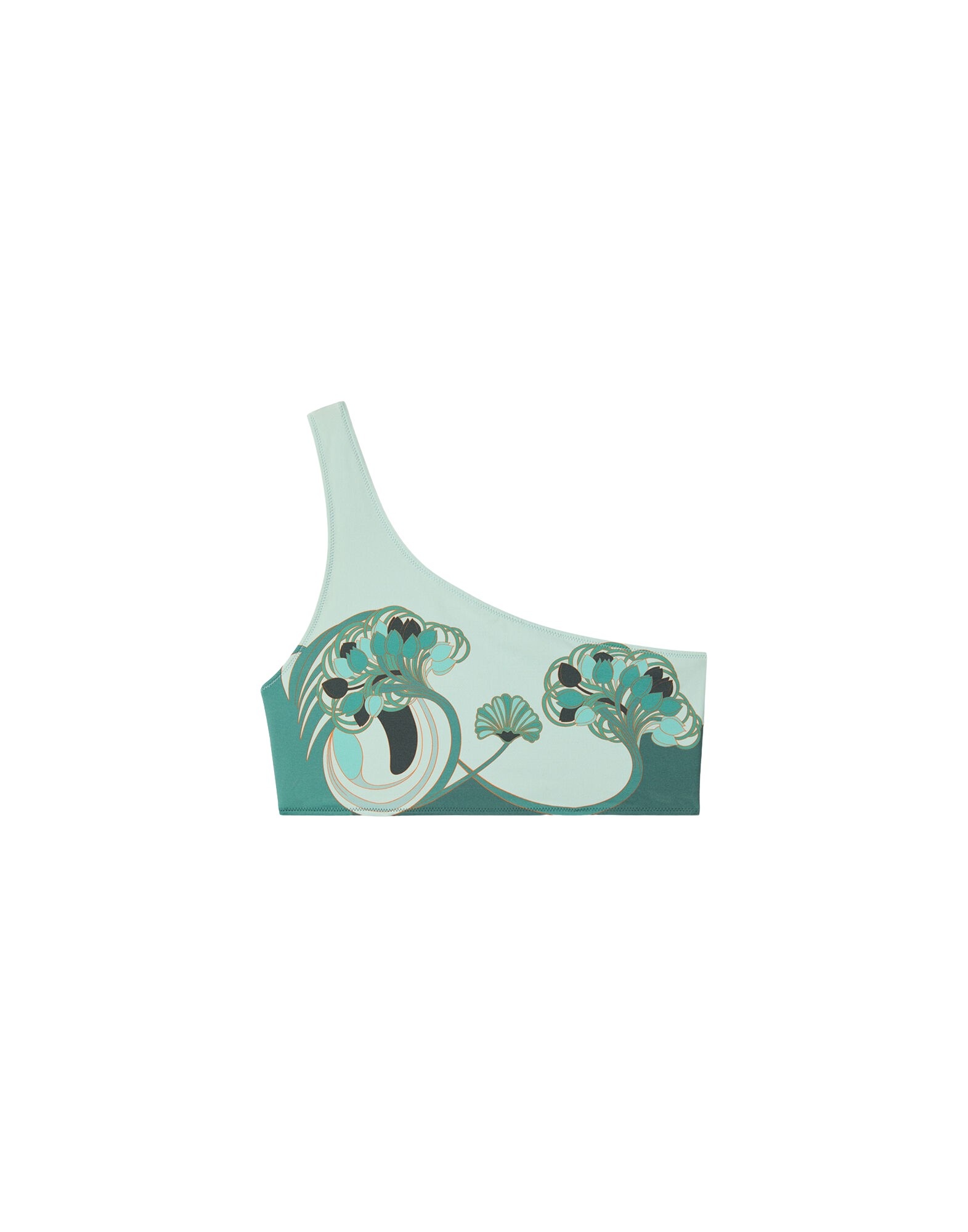 La DoubleJ Goddess Top in Blooming Tulip Placée Mint