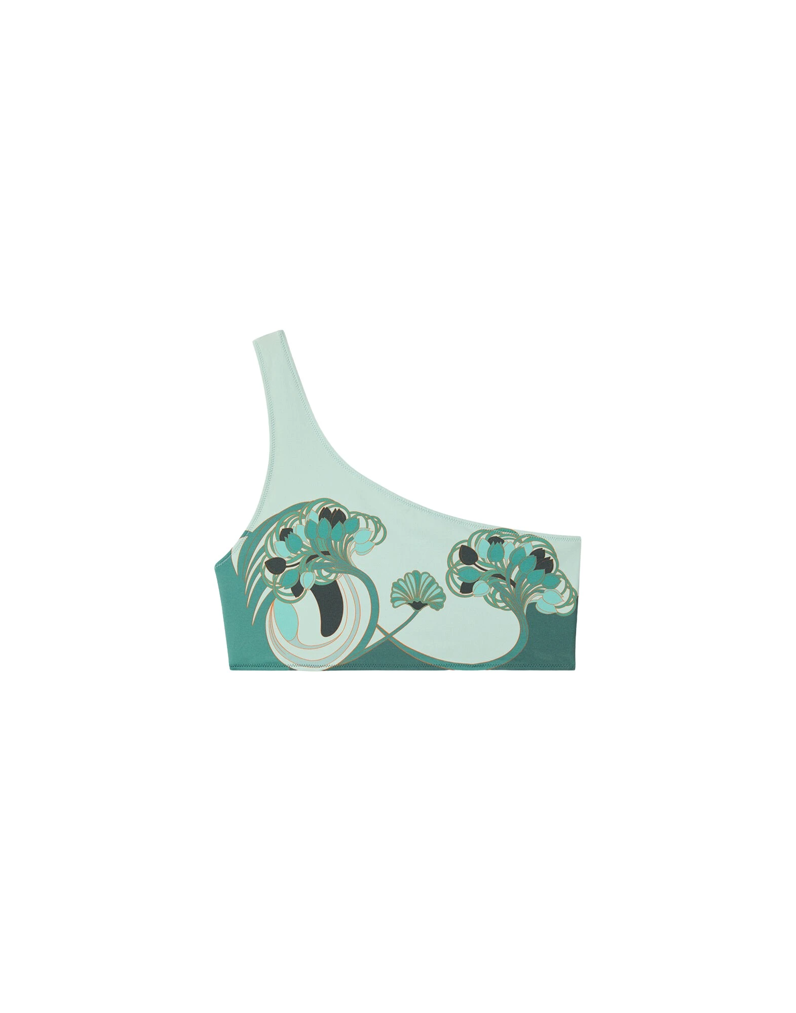 La-DoubleJ-Goddess-Top-in-Blooming-Tulip-Placee-Mint15544_nobg La DoubleJ Goddess Top in Blooming Tulip Placée Mint - Beachwear - Milanese Maximalist Fashion at Coveti