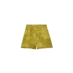La DoubleJ Good Butt Shorts in Solid Green - Shorts - Milanese Maximalist Fashion at Coveti
