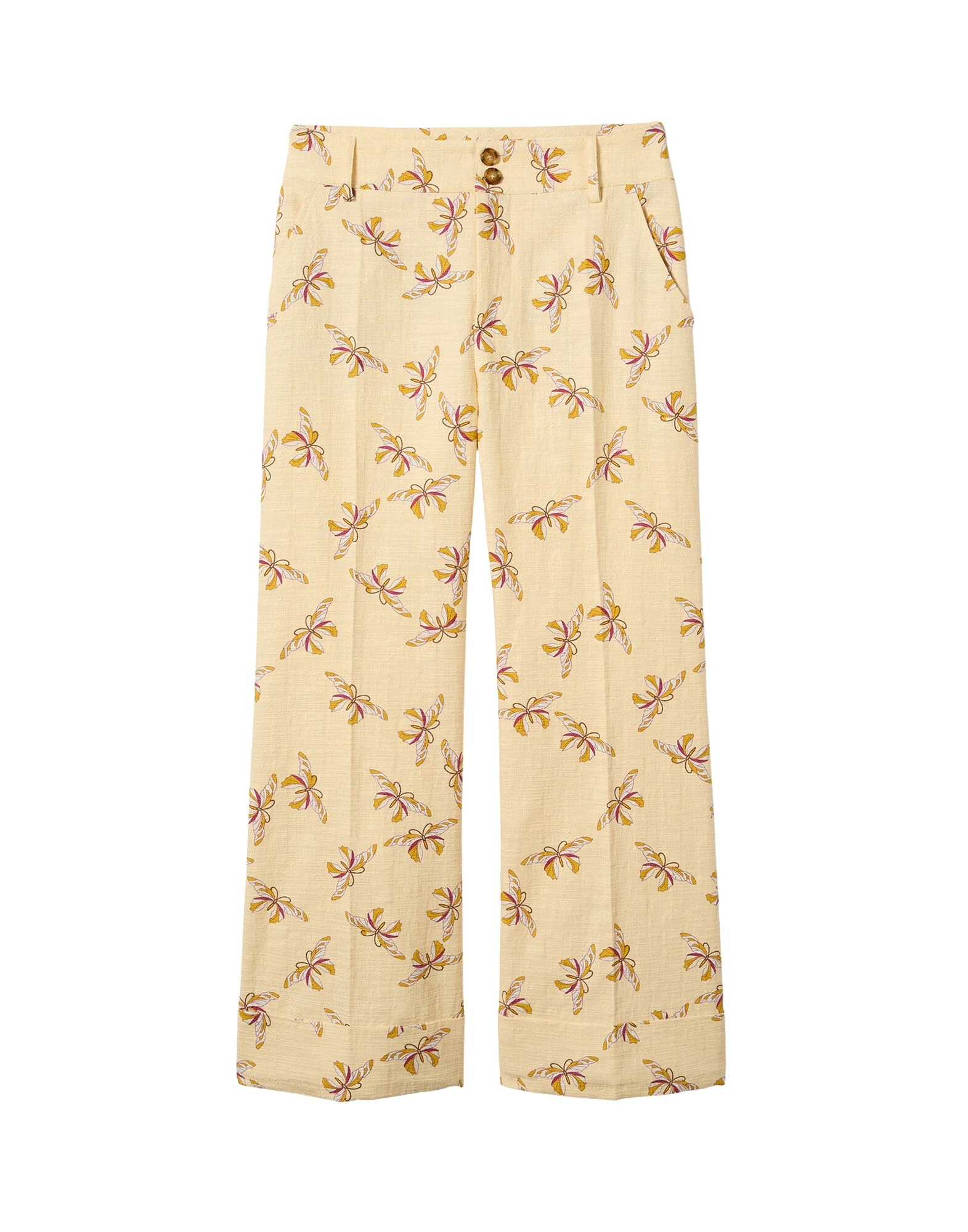 La-DoubleJ-Hendrix-Pants-in-Farfalla-Buttercream68911_nobg La DoubleJ Hendrix Pants in Farfalla Buttercream - Pants - Milanese Maximalist Fashion at Coveti