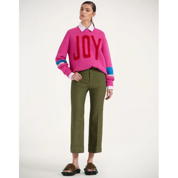 La DoubleJ Hendrix Pants in Solid Camouflage - Pants - Milanese Maximalist Fashion at Coveti