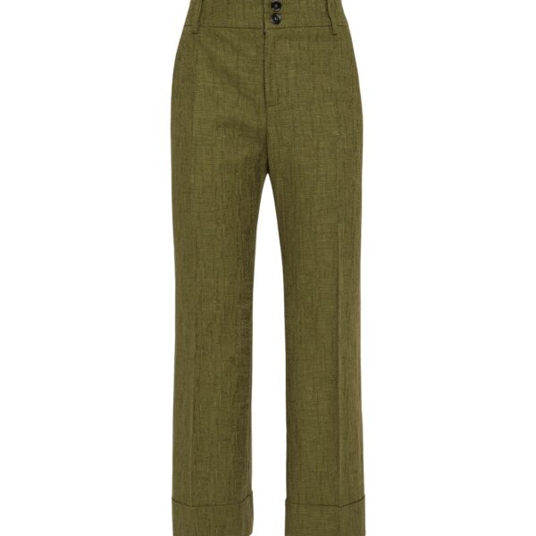 La DoubleJ Hendrix Pants in Solid Camouflage - Pants - Milanese Maximalist Fashion at Coveti