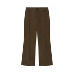 La DoubleJ Hendrix Pants in Solid Chocolate - Pants - Milanese Maximalist Fashion at Coveti