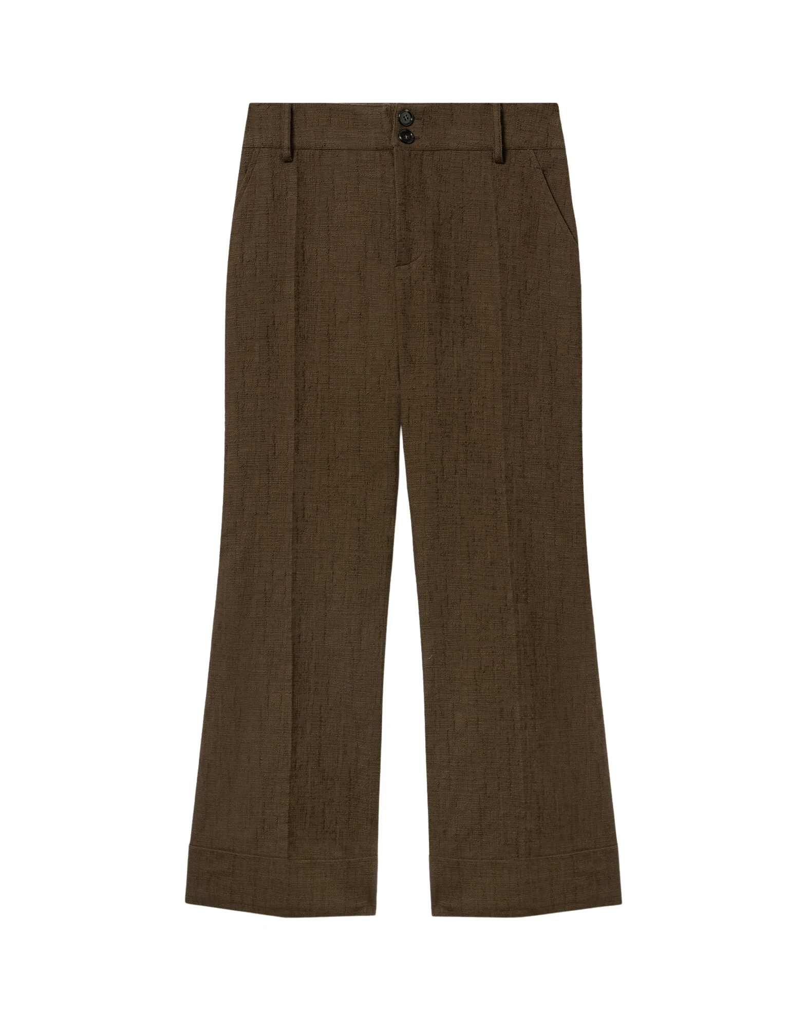 La-DoubleJ-Hendrix-Pants-in-Solid-Chocolate41844_nobg La DoubleJ Hendrix Pants in Solid Chocolate - Pants - Milanese Maximalist Fashion at Coveti