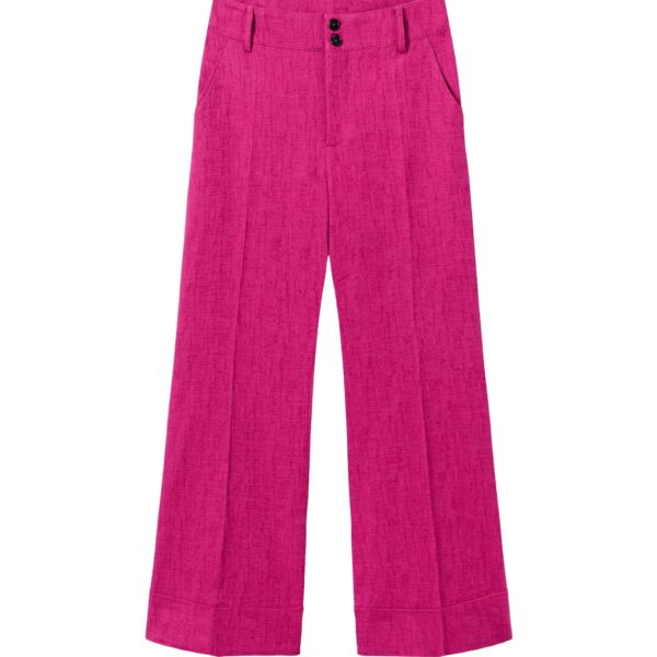 La DoubleJ Hendrix Pants in Solid Pink - Pants - Milanese Maximalist Fashion at Coveti