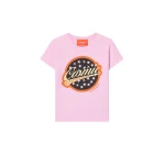 La DoubleJ High Tee Shirt in Solid Lilac - Tops - Milanese Maximalist Fashion at Coveti