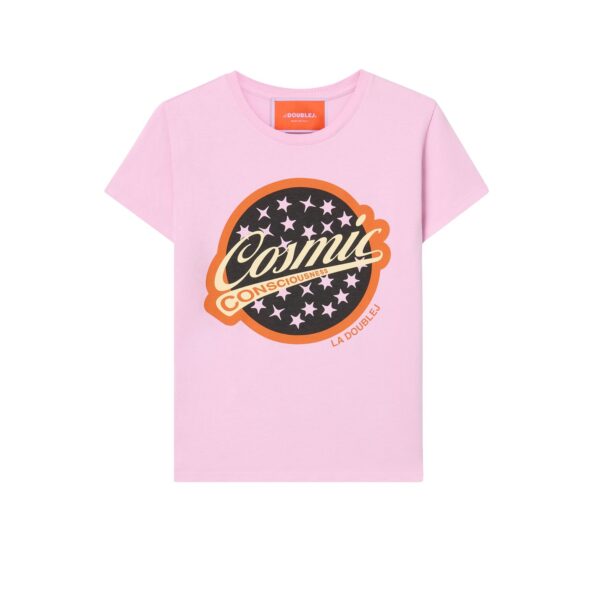 High Tee Shirt in Solid Lilac