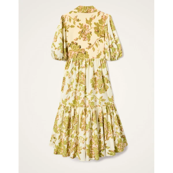 La DoubleJ Ischia Dress in Oasis Green - Dresses - Milanese Maximalist Fashion at Coveti