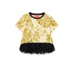 La DoubleJ La Scala Tee in Oasis Green - Tops - Milanese Maximalist Fashion at Coveti