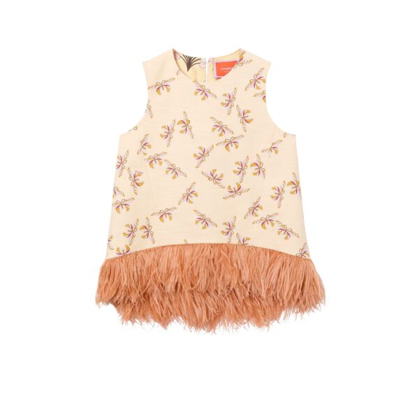 La DoubleJ La Scala Top in Farfalla Buttercream - Tops - Milanese Maximalist Fashion at Coveti