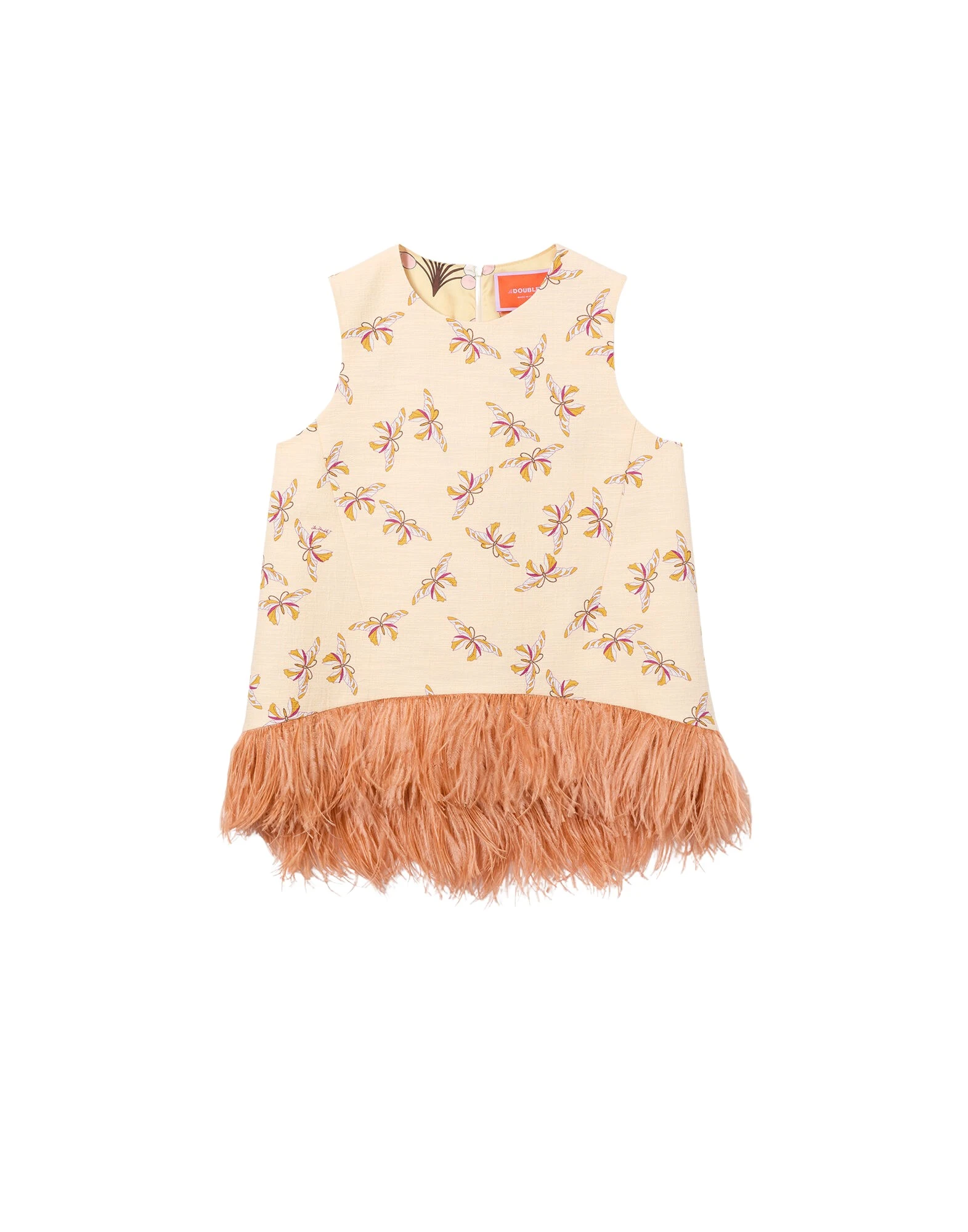 La-DoubleJ-La-Scala-Top-in-Farfalla-Buttercream84001_nobg La DoubleJ La Scala Top in Farfalla Buttercream - Tops - Milanese Maximalist Fashion at Coveti