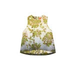 La DoubleJ La Scala Top in Oasis Ombré Placée Green & Black - Tops - Milanese Maximalist Fashion at Coveti
