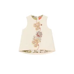 La DoubleJ La Scala Top in Solid Ivory - Tops - Milanese Maximalist Fashion at Coveti