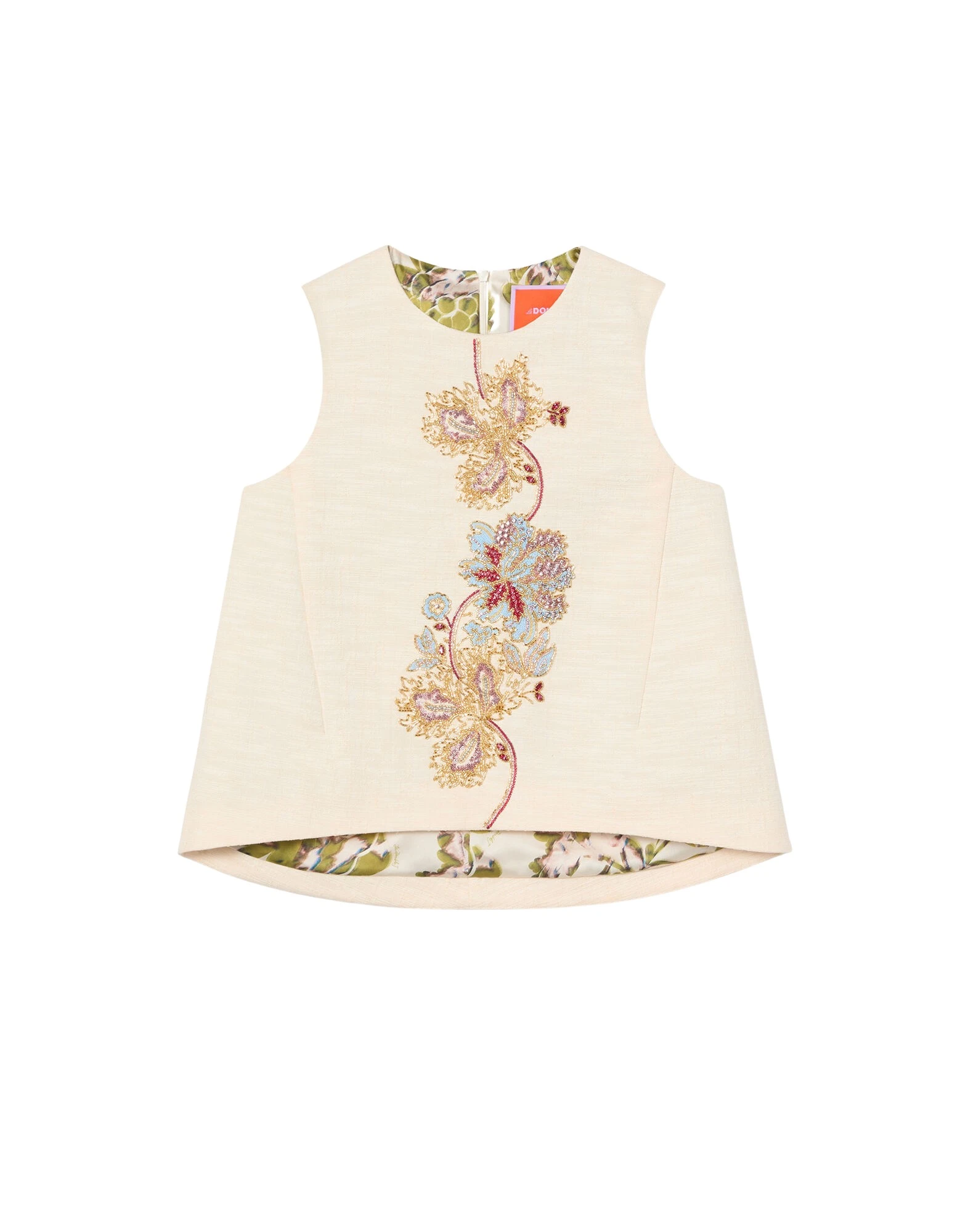 La-DoubleJ-La-Scala-Top-in-Solid-Ivory12972_nobg La DoubleJ La Scala Top in Solid Ivory - Tops - Milanese Maximalist Fashion at Coveti