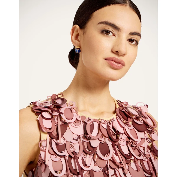 La DoubleJ La Scala Top in Solid Light Beige - Tops - Milanese Maximalist Fashion at Coveti