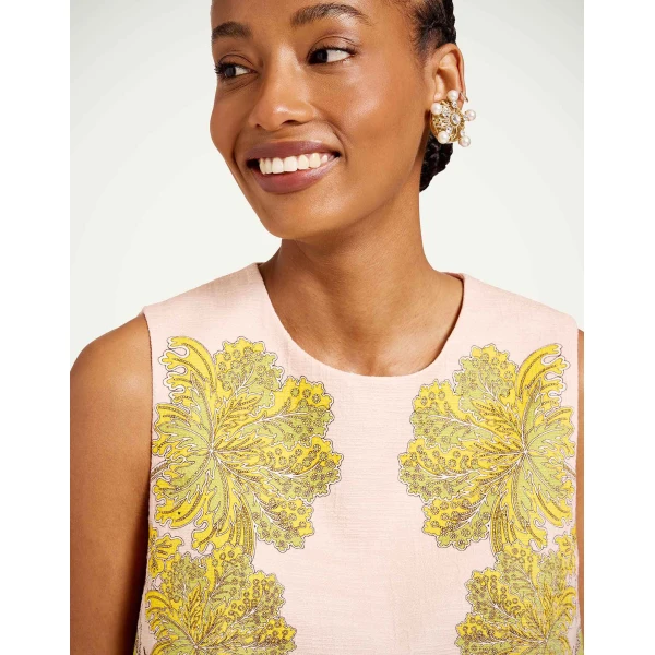 La DoubleJ La Scala Top in Swathe Pink - Tops - Milanese Maximalist Fashion at Coveti