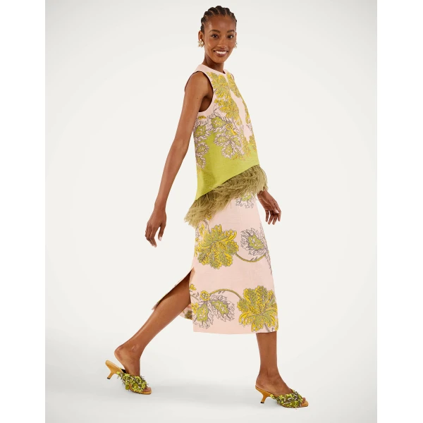 La DoubleJ La Scala Top in Swathe Pink - Tops - Milanese Maximalist Fashion at Coveti