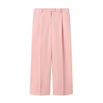 La DoubleJ Loose Pants in Solid Pink - Pants - Milanese Maximalist Fashion at Coveti