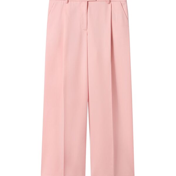 La DoubleJ Loose Pants in Solid Pink - Pants - Milanese Maximalist Fashion at Coveti