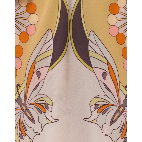 La DoubleJ Magic Top in Florette Placée Pale Pink - Tops - Milanese Maximalist Fashion at Coveti