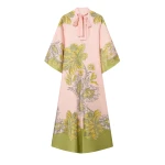 La DoubleJ Magnifico Dress in Swathe Placée Pink - Dresses - Milanese Maximalist Fashion at Coveti