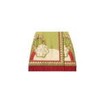 La DoubleJ Mini Foulard Skirt in Ambrosia Placée Green - Skirts - Milanese Maximalist Fashion at Coveti