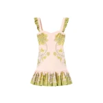 La DoubleJ Mini Gingerbread Dress in Swathe Placée Pink - Dresses - Milanese Maximalist Fashion at Coveti
