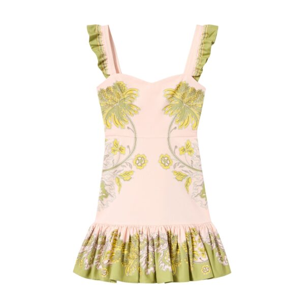La DoubleJ Mini Gingerbread Dress in Swathe Placée Pink - Dresses - Milanese Maximalist Fashion at Coveti