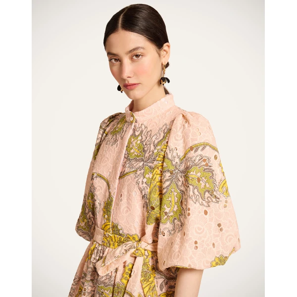 La DoubleJ Mini Portofino Dress in Swathe Pink - Dresses - Milanese Maximalist Fashion at Coveti