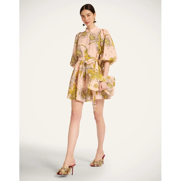La DoubleJ Mini Portofino Dress in Swathe Pink - Dresses - Milanese Maximalist Fashion at Coveti