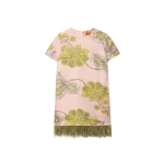 La DoubleJ Mini Swing Dress in Swathe Pink - Dresses - Milanese Maximalist Fashion at Coveti