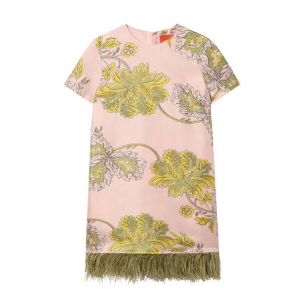 La DoubleJ Mini Swing Dress in Swathe Pink - Dresses - Milanese Maximalist Fashion at Coveti