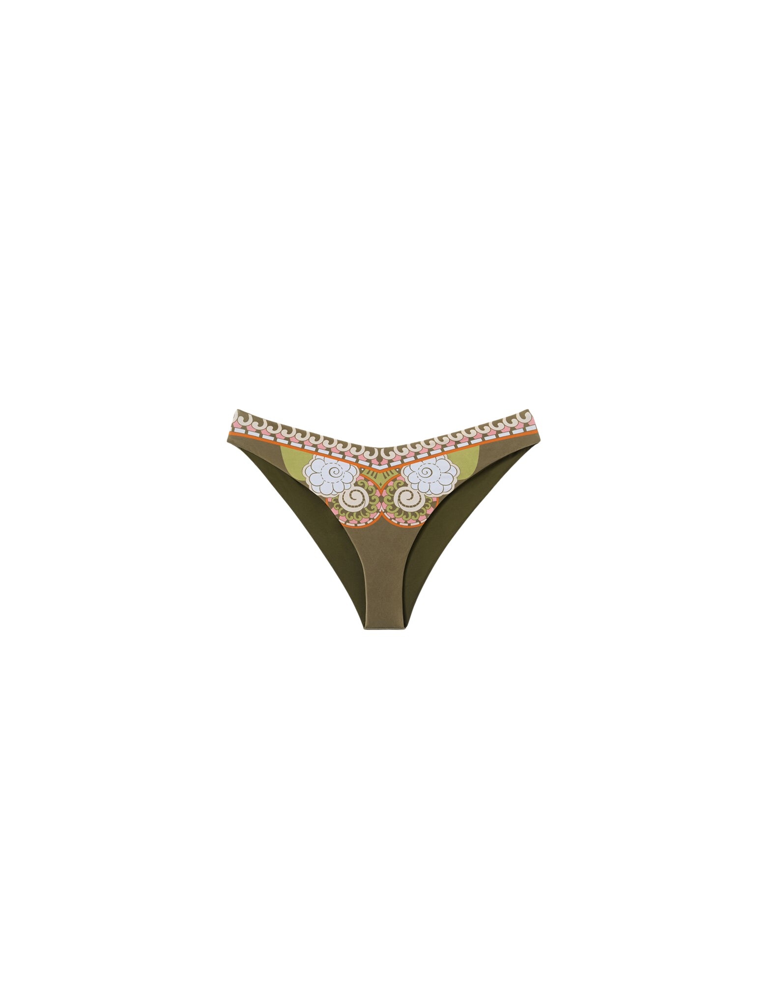 La DoubleJ Mirage Bikini Bottom in Ambrosia Placée Green